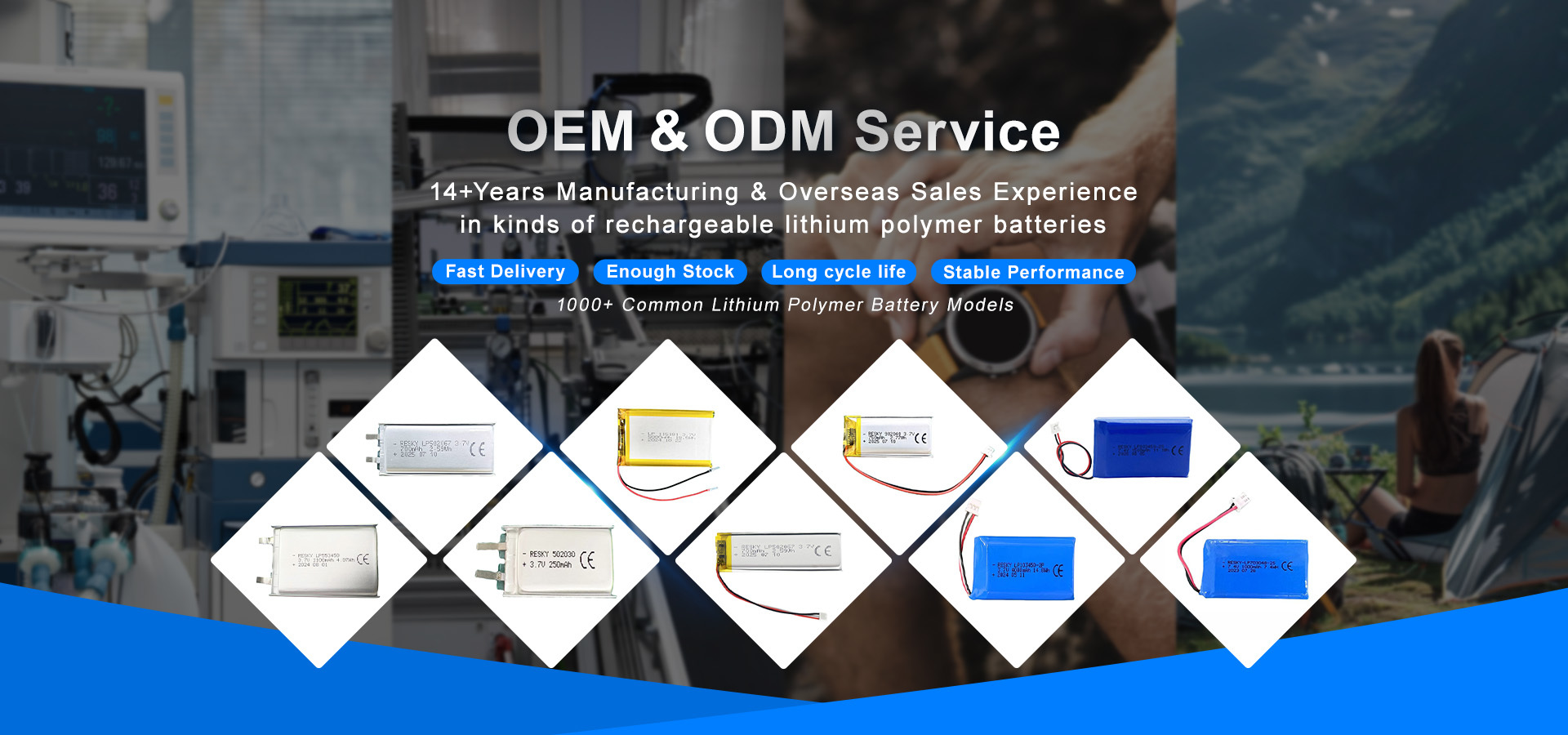 качество Литий-полимерная батарея завод