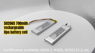 Аккумуляторная батарея LP502065 3,7 В, 700 мАч, липо-полимерная батарея с 10K NTC