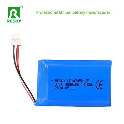 Купить Перезаряжаемая литий-полимерная батарея 103450 2p 4000mAh 3.7V Для PDA online manufacture
