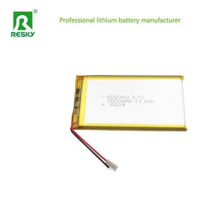 Купить Перезаряжаемая литий-полимерная батарея 3.7V 3000mAh 605080 для Power Bank online manufacture