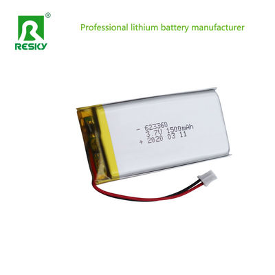 Купить Плоский перезаряжаемый литий полимерный аккумулятор 1500mAh 603060 3.7v Для Bluetooth-динамики online manufacture