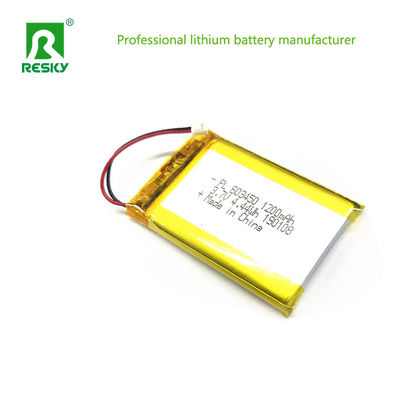 Купить Солнечный литий полимерный аккумулятор 603450 3.7в 1200mAh Для портативного GPS online manufacture