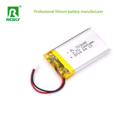 Купить Солнечный литий полимерный аккумулятор 703048 1000mAh 3.7V Для потребительской электроники online manufacture