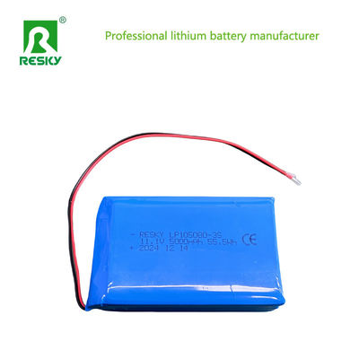 Купить Солнечный ли-полимерный аккумулятор 105080 3S 11.1V 5000mAh для дистанционного управления лодкой online manufacture