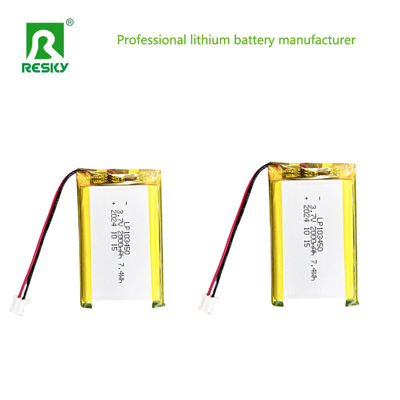 Купить 103450 Литий полимерные батареи 3.7V 7.4V 2000mAh перезаряжаемые липо батареи online manufacture