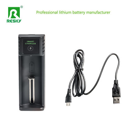 Купить 18650 26650 21700 Литий-ионный аккумулятор USB зарядное устройство Single Slot Smart Rechargeable 4.2V online manufacture