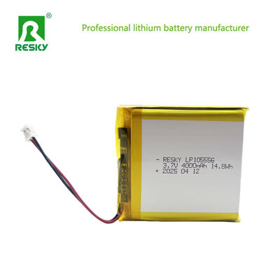 Купить Литий-ионный элемент 105556 3.7в 4000mAh 14.8wh перезаряжаемая литий-ионная полимерная батарея online manufacture