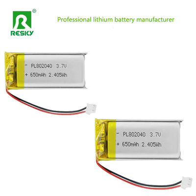 Купить Power Lithium Cell 802045 3.7V 750mAh Rechargeable Lithium Ion Polymer Battery For Smart Device Производство в сети