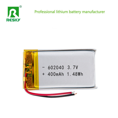 Купить Перезаряжаемая литий-полимерная батарея 602040 400mAh 450mAh 3,7V мощность липо батарея Производство в сети
