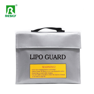 Купить Черное Серебро Красный Цвет Огнестойкий Взрывостойкий RC Lipo Аккумулятор Безопасный зарядный мешок 65X180X240 мм Производство в сети