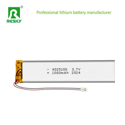 Купить Rechargeable Lithium Ion Batteries 4025100 3.7v 1000mAh 3.7wh Li Polymer Battery Cell Производство в сети