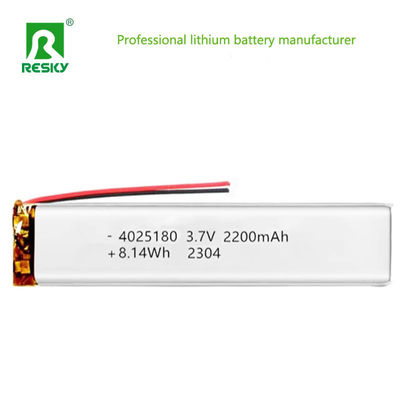 Купить Lithium Ion Polymer Battery 4025180 3.7v 2200mAh 8.14wh Rechargeable Li-ion Battery Cell Производство в сети