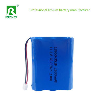 Купить 18650 Batteries 11.1V 3s 2600mAh 28.86wh Rechargeable Li-ion Lithium Ion Battery Pack Производство в сети