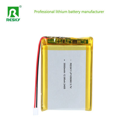 Купить RESKY LP105060 3.7V 3500mAh 12.95wh Solar Power Lithium Battery Cell Rechargeable Batteries Производство в сети