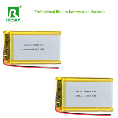 Купить Lithium Ion Battery Cell LP105060 3.7V 3500mAh 12.95wh Solar Rechargeable Lip Battery Pack Производство в сети