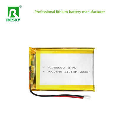 Купить Rechargeable Lipo Batteries Cell 705060 3000mAh 3.7V 11.1wh Power Li-ion Polymer Battery Pack Производство в сети