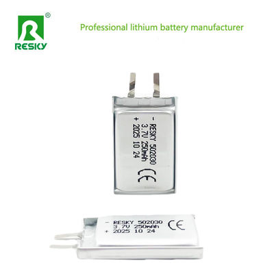 Купить Lipo Battery Cell 502030 3.7v 250mAh 0.925wh Li-ion Lithium Ion Polymer Battery Pack Производство в сети