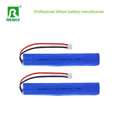 Купить Power Batteries 18650 2S1P 7.4V 2000mAh 2600mAh 5C Lithium Ion Battery Pack  With MSDS/UN38.3 Производство в сети