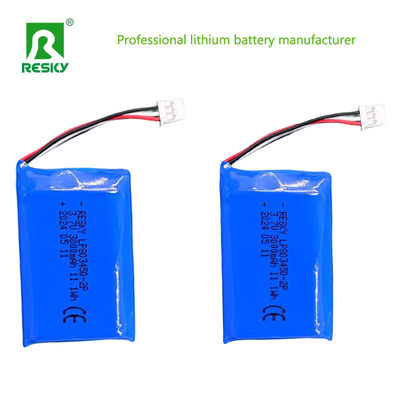 Перезаряжаемая Липо Ли полимерная ячейка 803450 3.7В 1500mAh 5.5wh