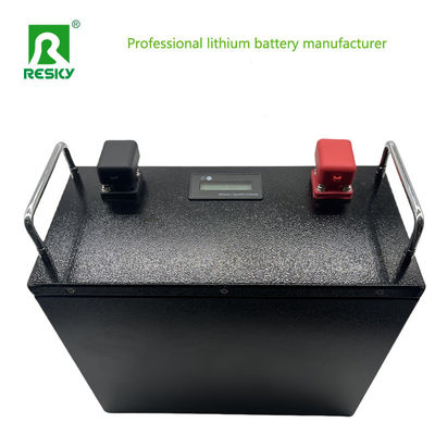 Солнечный Power Bank Lifepo4 Аккумулятор 25.6V 100Ah Литий-железо-фосфатный Аккумуляторный Блок Для Роботов и AGV