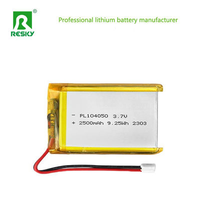 Перезаряжаемая Липо Ли полимерная ячейка 803450 3.7В 1500mAh 5.5wh